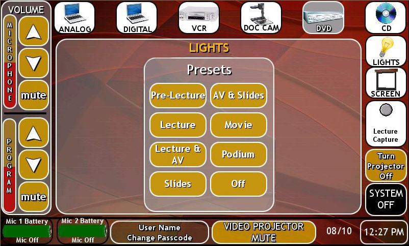 image TP light controls