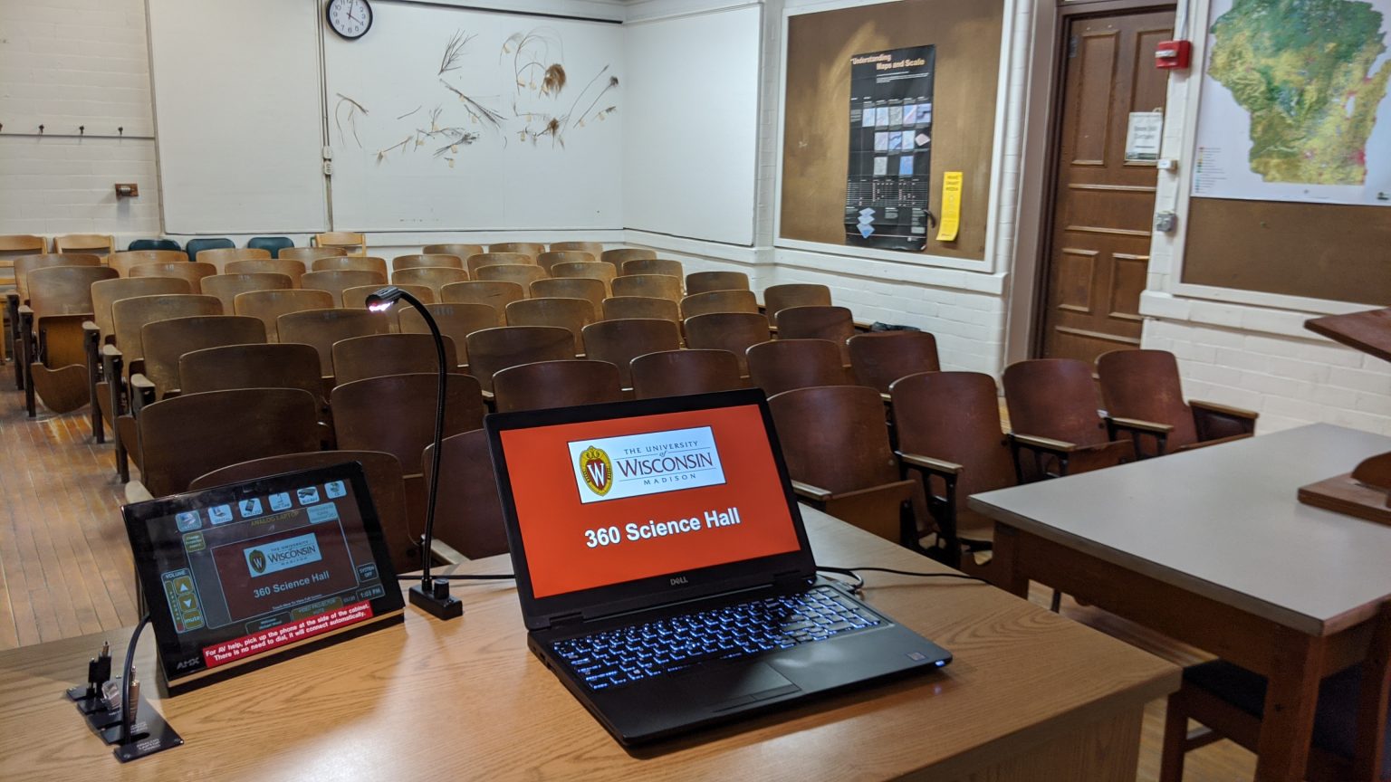 Science Hall 360 Classroom Media Support UWMadison