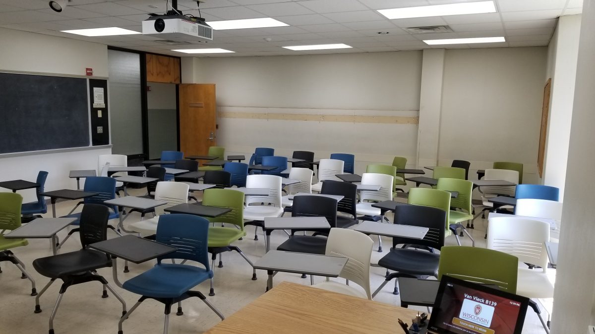 Van Vleck B139 Classroom Media Support UWMadison