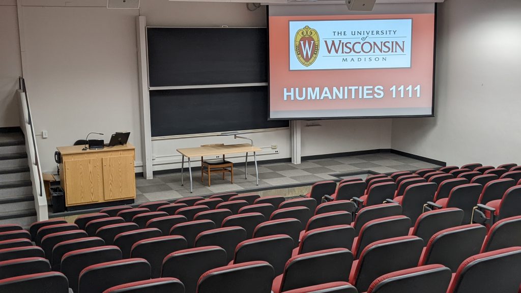 Humanities 1111 from the back